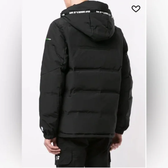 NWT-AAPE by A Bathing Ape (BAPE) Hooded Down Coat - Men L/WomenXL - Picture 3 of 13